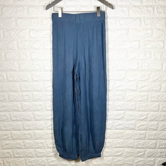 Mara Hoffman Blue Light Weight Pants Size M - Picture 2 of 3